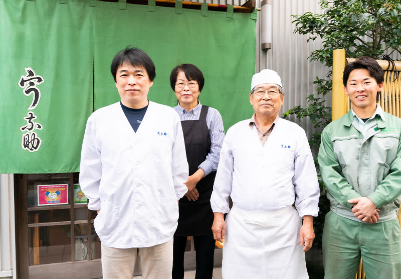 うな助 様のスタッフと鈴屋の担当者